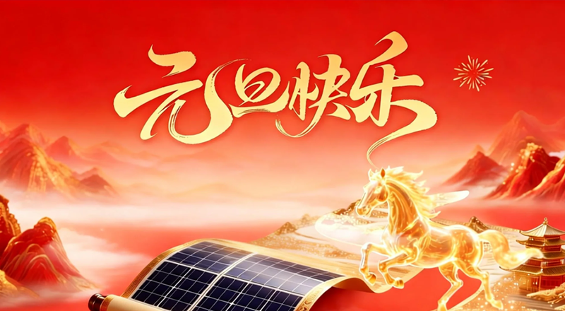 仁心逐光・江启新岁｜2026 元旦，仁江光伏与你一起马到 &ldquo;光&rdquo; 成