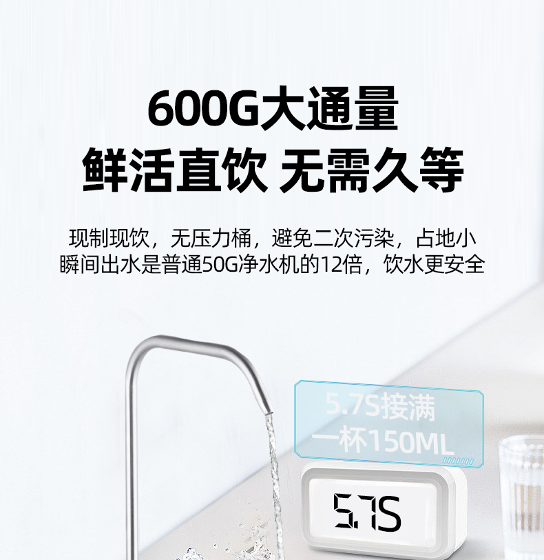 支云ZYH11RO反渗透净水机600G哈费顿系列