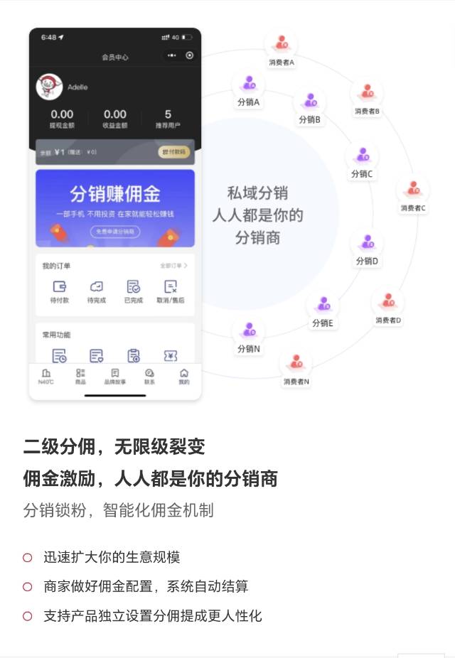 品牌代理分销小程序