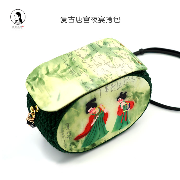 复古唐宫夜宴挎包