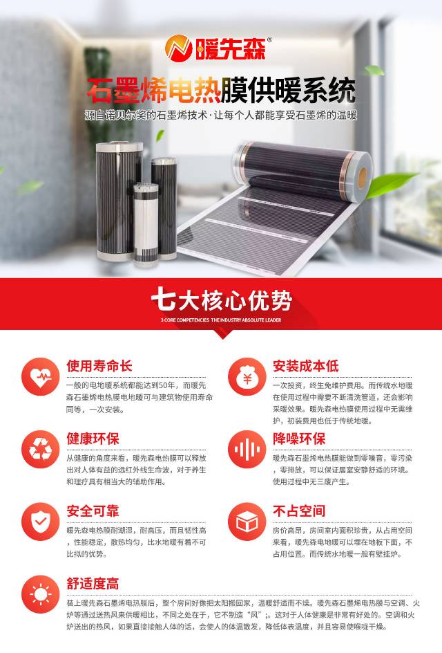 石墨烯电地热