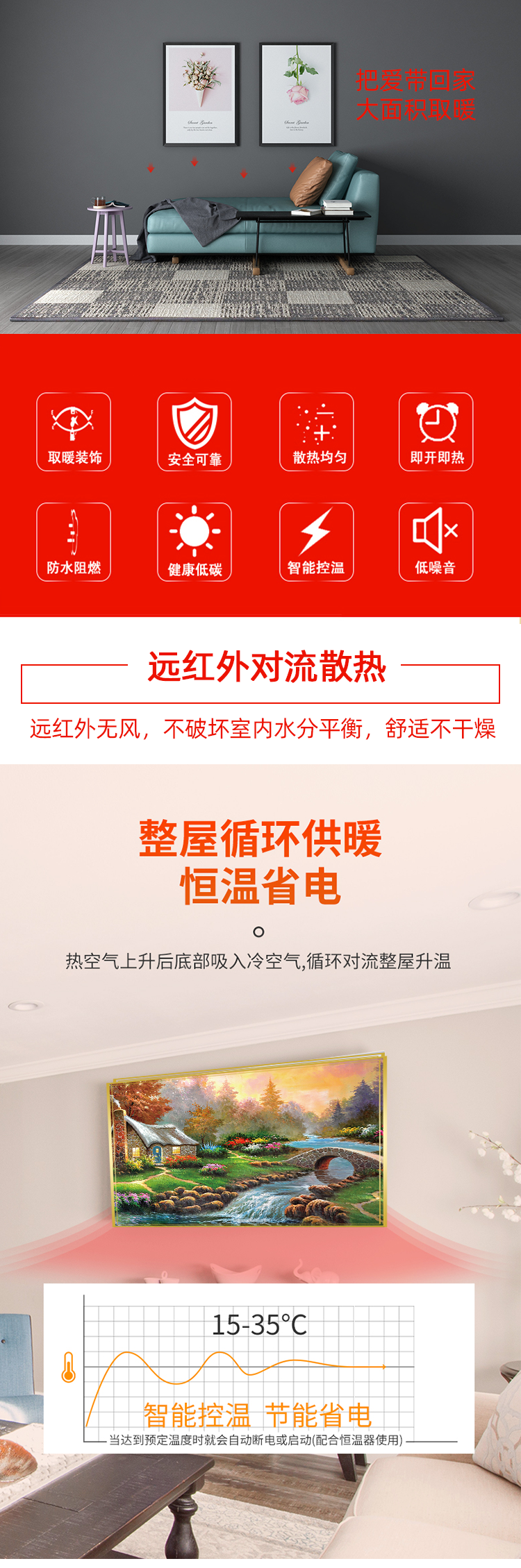 石墨烯智暖画