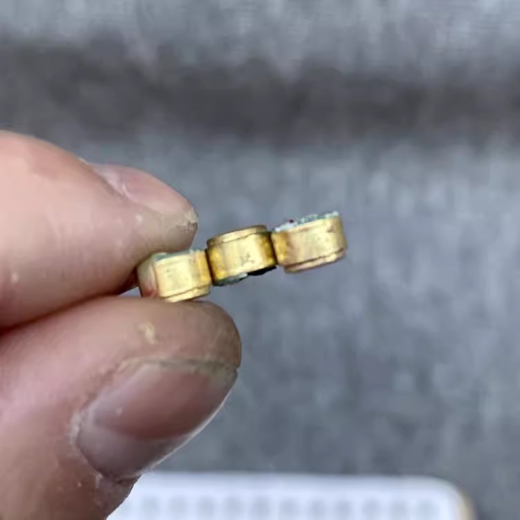 升级6mmHYX单元花洒17孔金色入耳式 耳机喇叭 配件单元