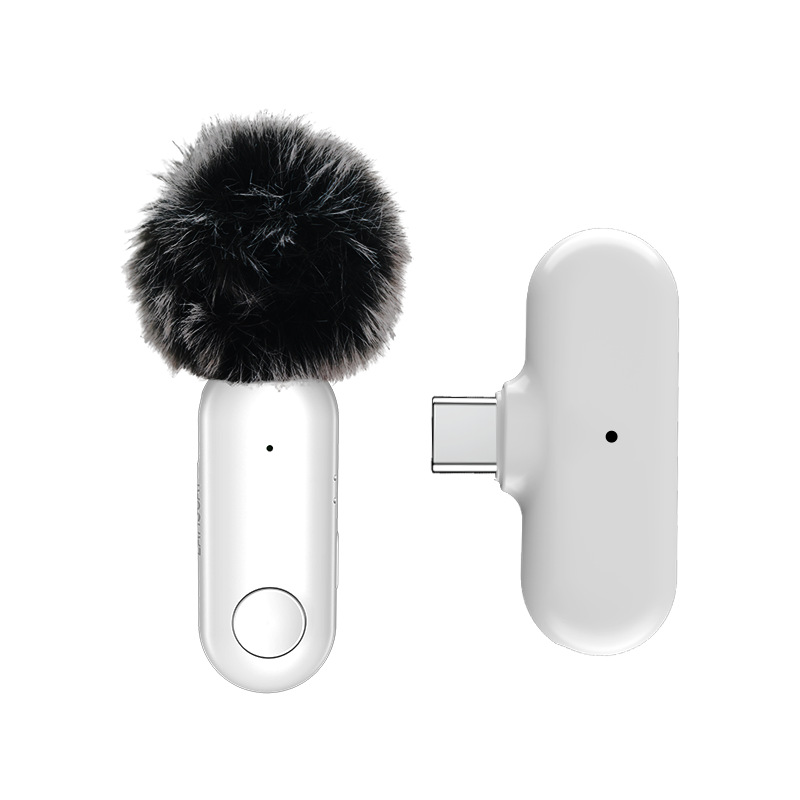 无线领夹麦克风直播视频录音智能无线领夹麦克风