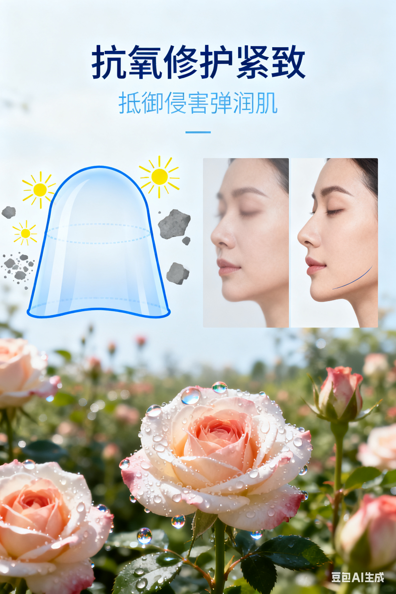 【双12钜惠】依依续照玫瑰悦养莹润精华露（30ml）