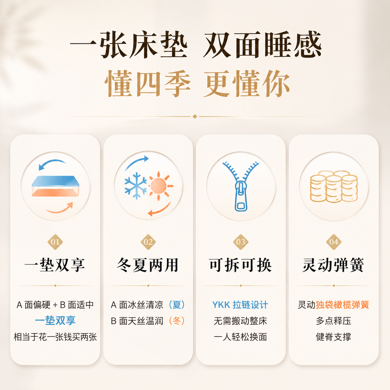 可调节睡眠床垫