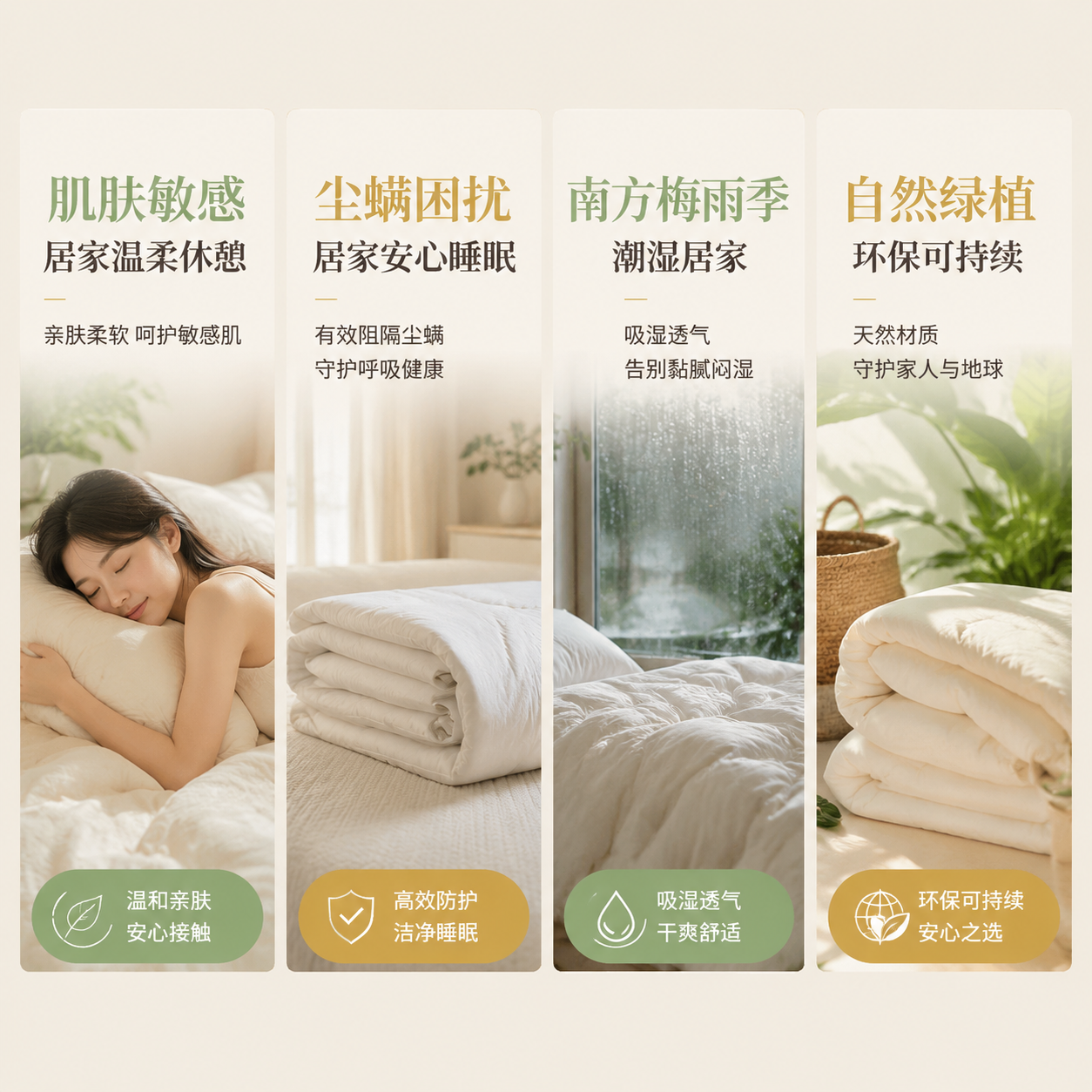 聚乳丝（长）三护被