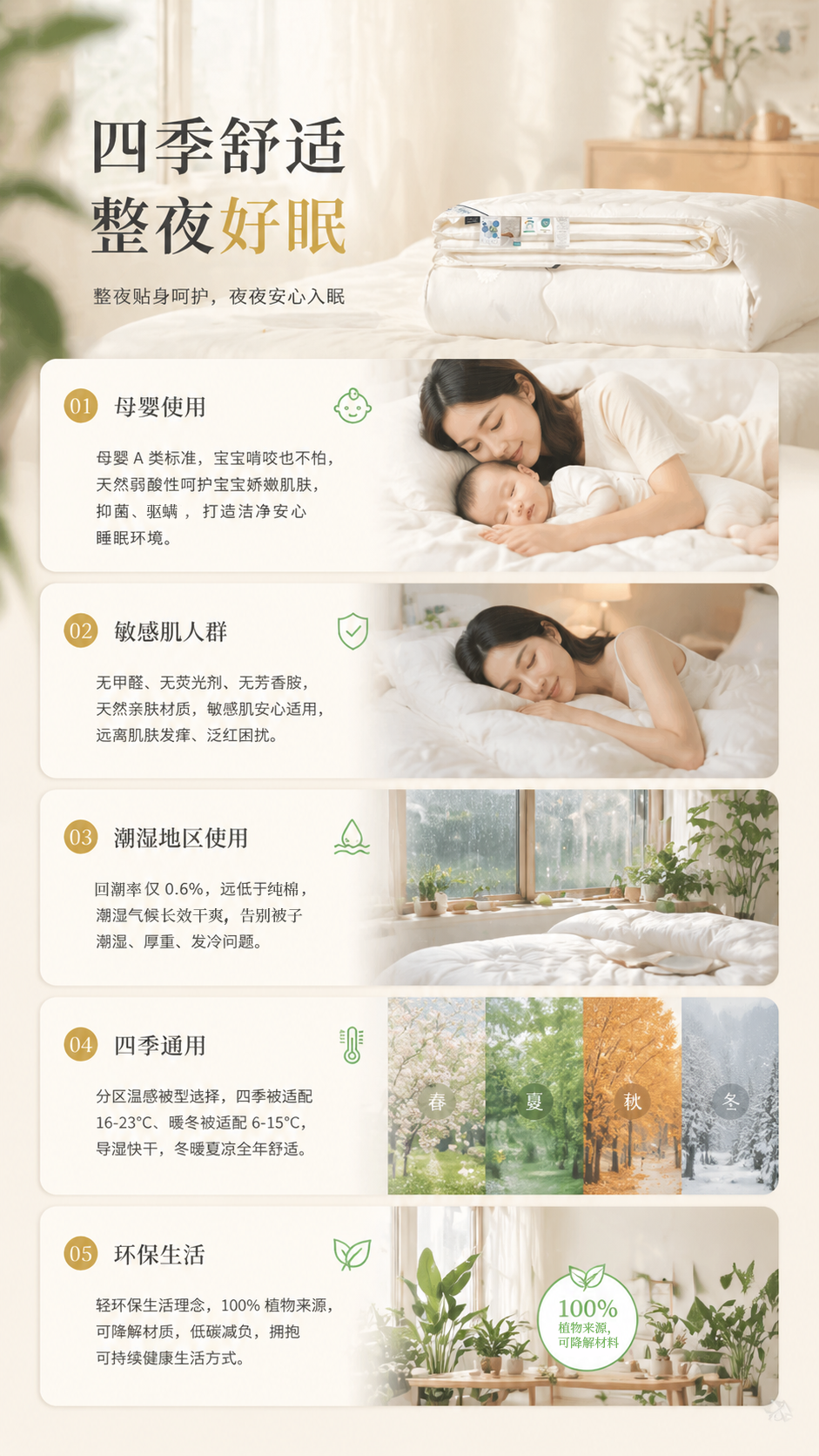 聚乳丝（长）三护被