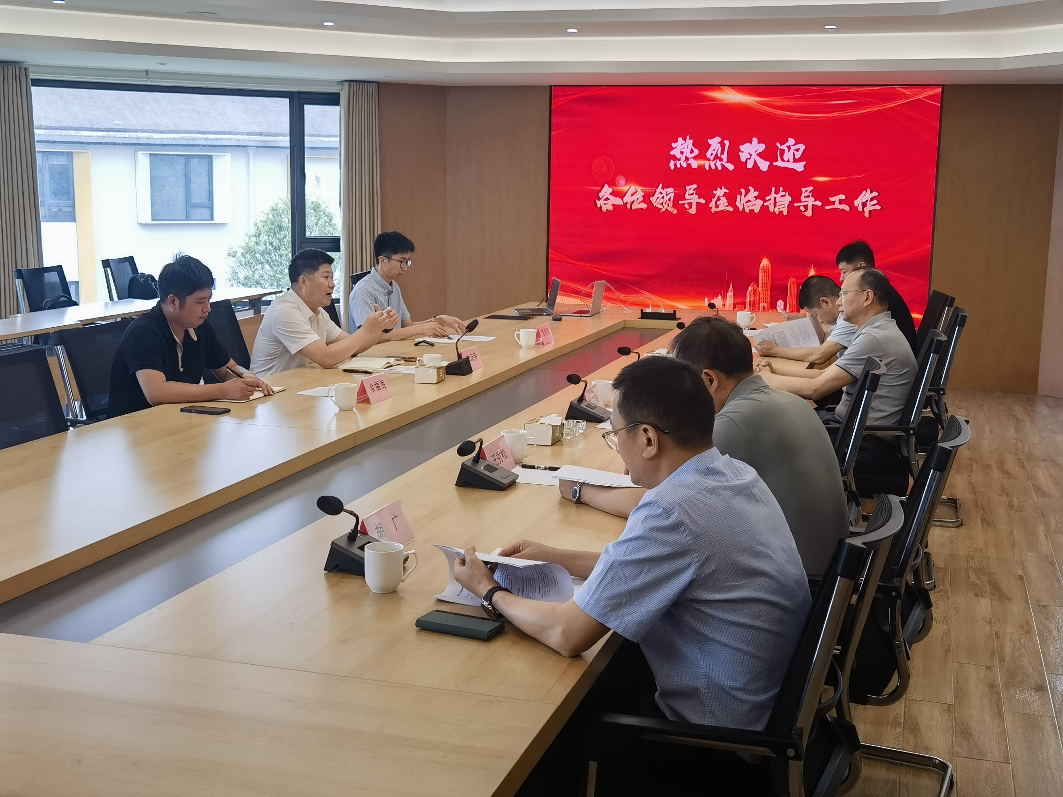 2025年5月17日安徽省岳西县江春生书记率队考察未来渔歌杭州基地