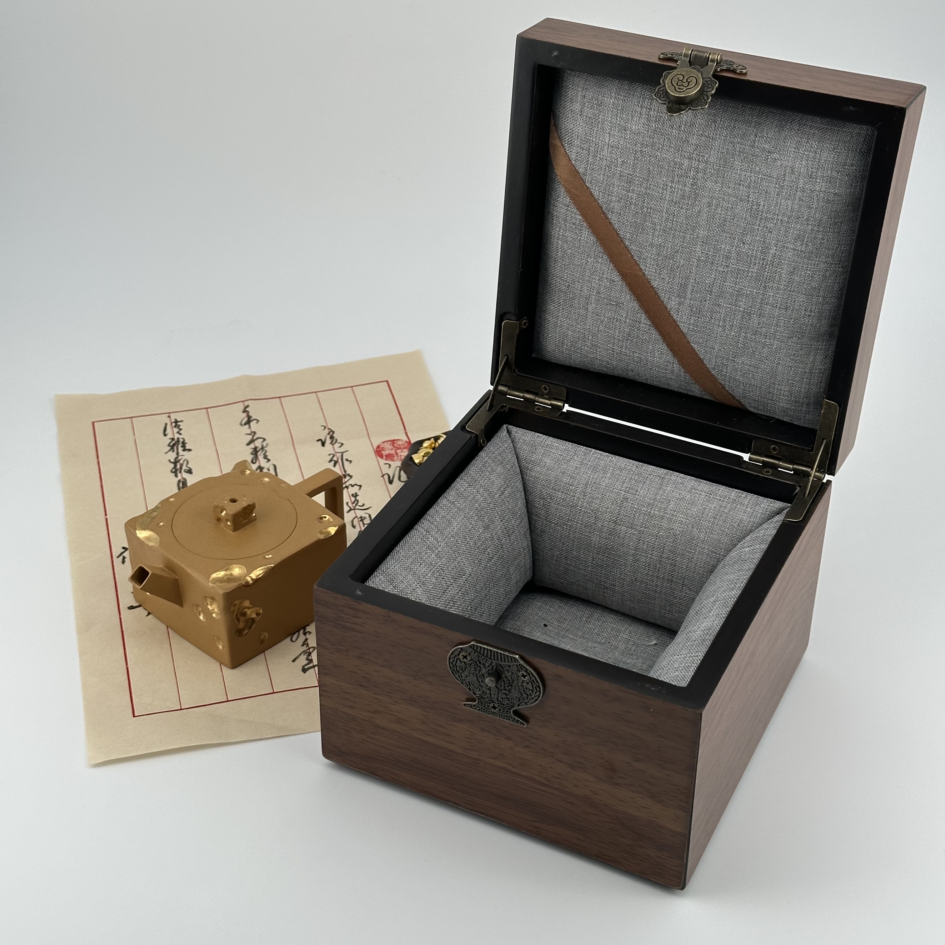 点石成金】古法紫砂结合非遗描金&mdash;&mdash;精诚所至，聚水生财