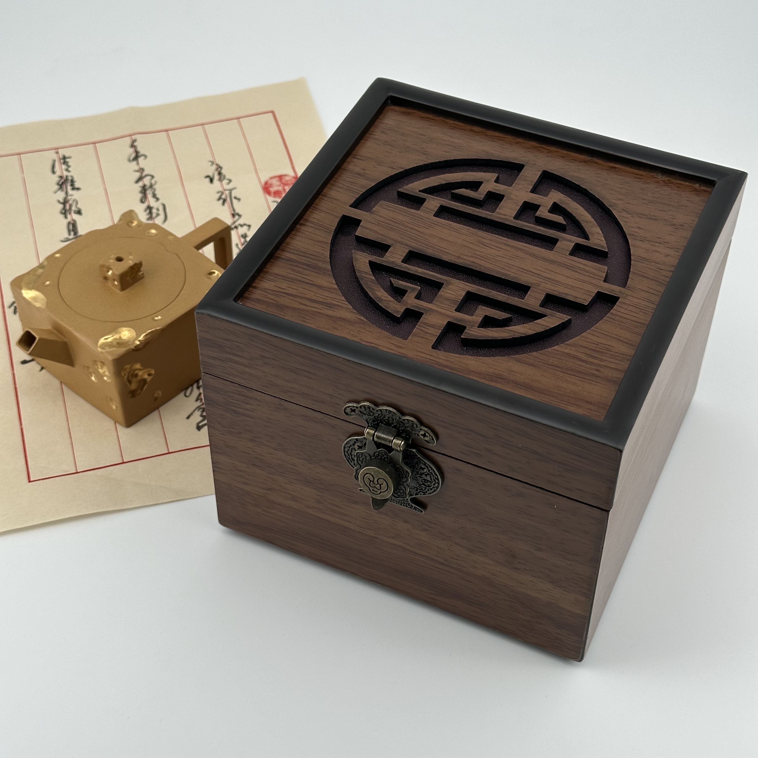 点石成金】古法紫砂结合非遗描金&mdash;&mdash;精诚所至，聚水生财