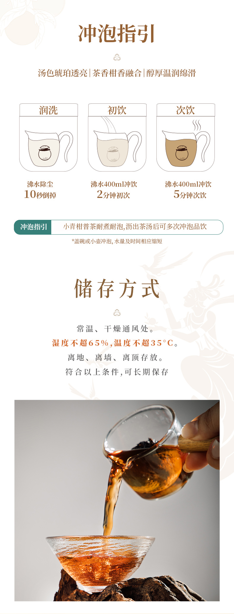 28 头盏灯-一桶金-柑普茶-100g
