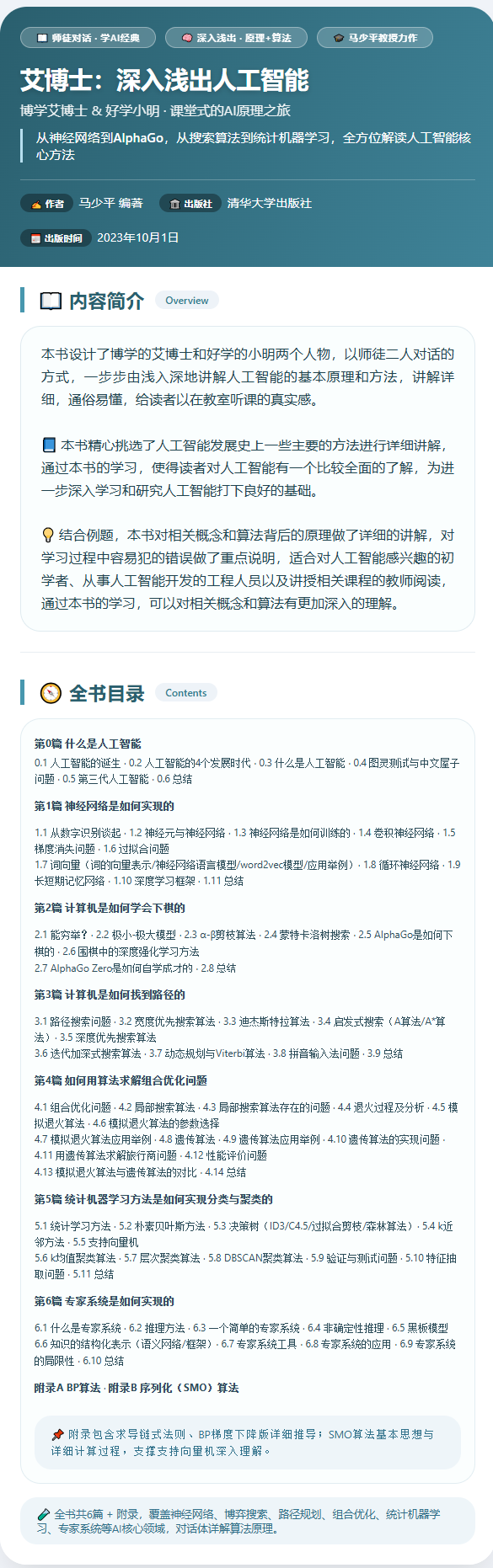 艾博士：深入浅出人工智能