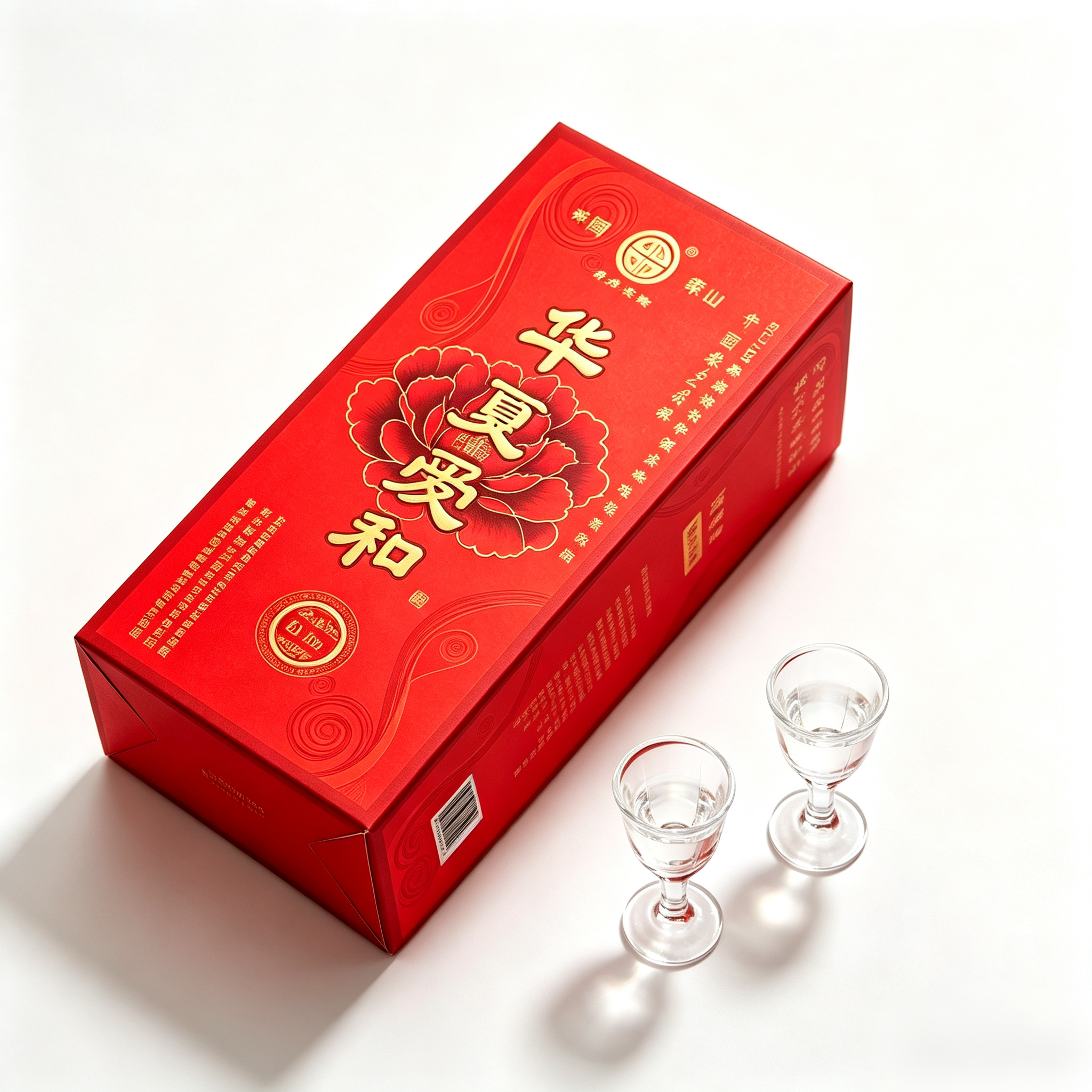 华夏爱和 浓香型白酒 500ml/瓶 39度