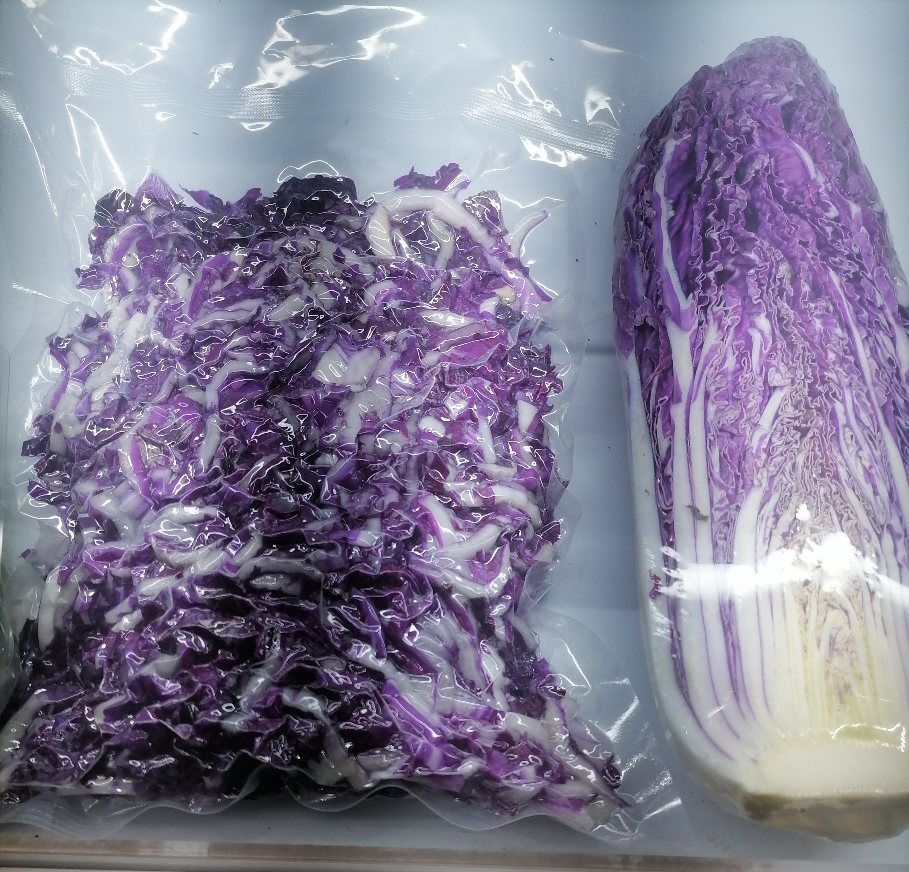 【孟仕蔬菜】紫白菜半切约500g