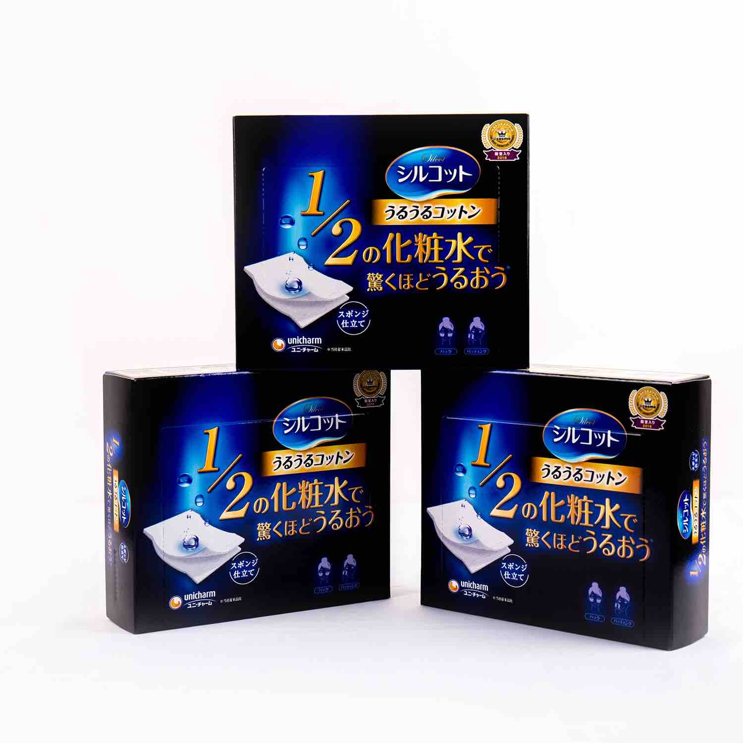 日本 Silcot舒蔻 卸妆棉脸部美容卸妆用具40片
