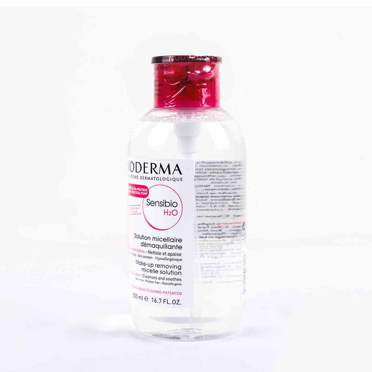 法国  Bioderma贝德玛 卸妆水 粉水敏感性皮肤 蓝水油性肤质 清洁清爽卸妆保湿500ml