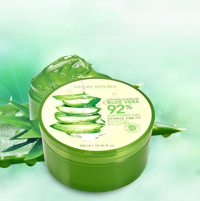 韩国 自然乐园芦荟胶正品完美补水保湿面膜300ml