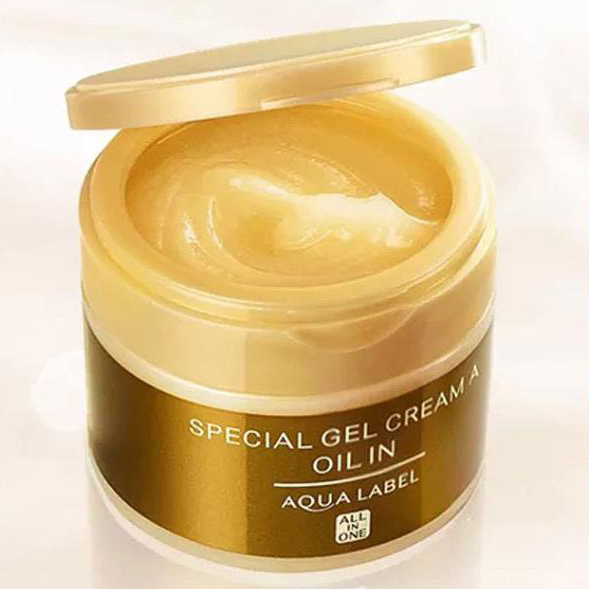 日本 资生堂 水之印五合一金色款弹力紧致面霜90g