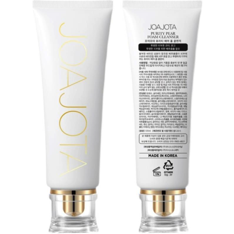 韩国 JOAJOTA 小白管氧气洗面奶120ml 两只装