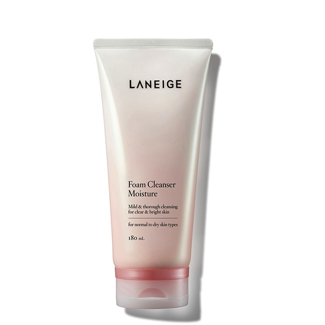 韩国 LANEIGE兰芝  清爽补水保湿泡沫洗面奶180ml
