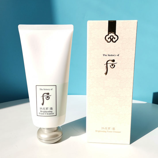 韩国 whoo后拱辰享雪玉凝泡沫洁面乳180ml