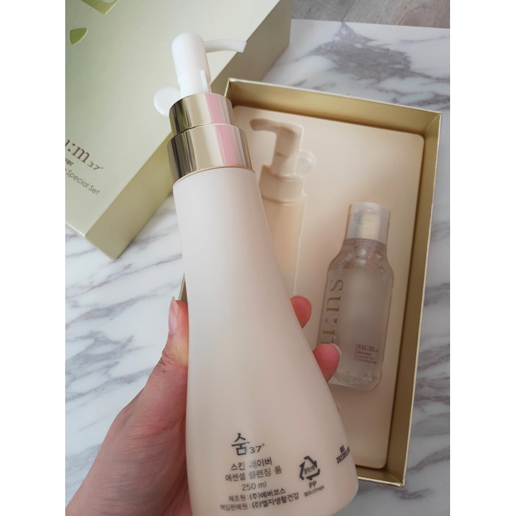 韩国 苏秘呼吸洗面奶套盒（洗面奶250ml+卸妆水100ml）
